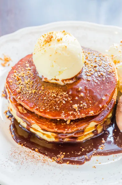 Icecream pancake — Stock Photo, Image