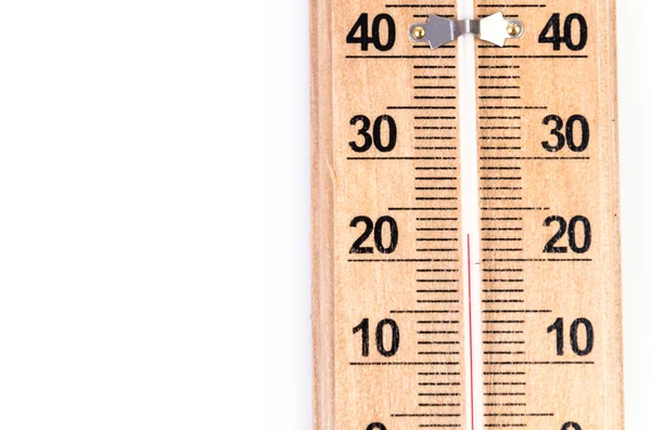 Termometer biały — Zdjęcie stockowe