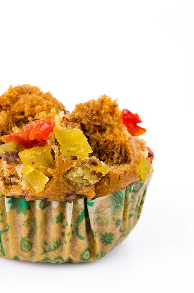 Fruit banana cupcake — Stock Photo, Image