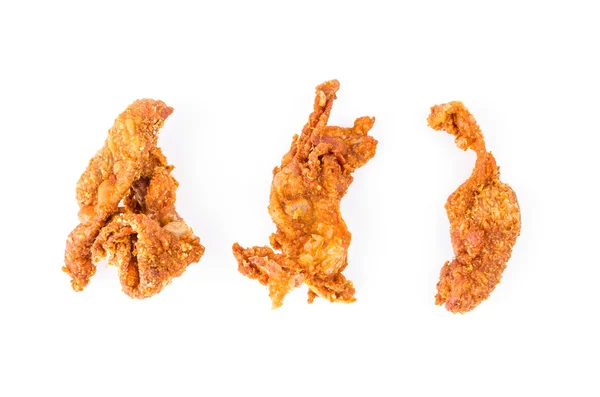 Fried chicken skin — Stock Photo, Image