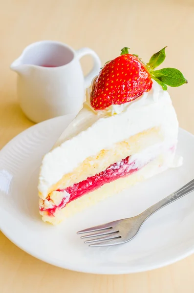 Cake strawberry — Stock Photo, Image