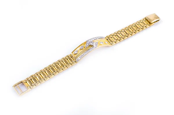 Bracciale in oro — Foto Stock