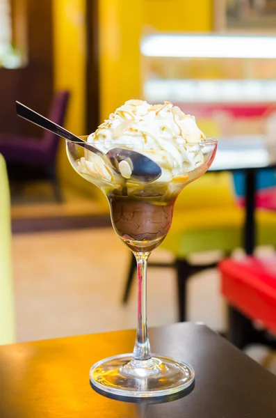 Banoffee in the glass — Stock Photo, Image
