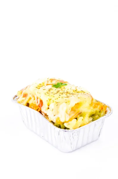 Lasagne mořské plody — Stock fotografie