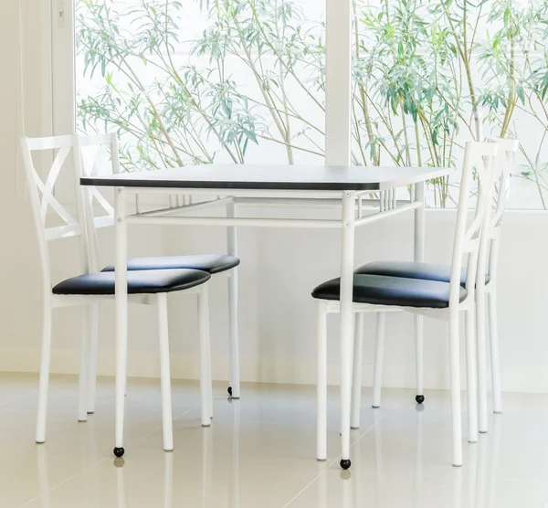 Table chair dining — Stock Photo, Image