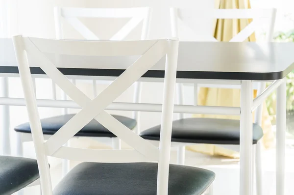 Jadalnia krzesło stół — Zdjęcie stockowe