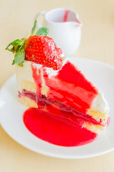 Gâteau fraise — Photo