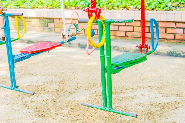 Детская площадка Swing — стоковое фото