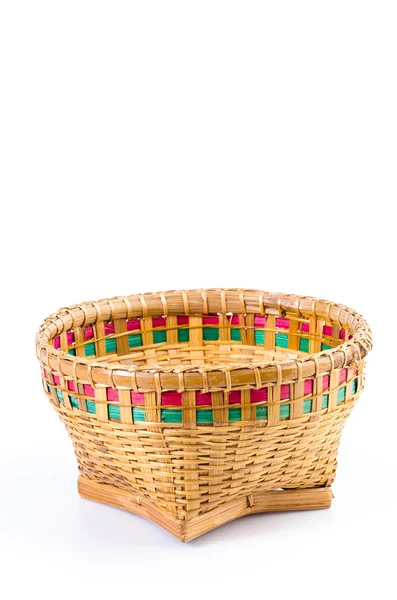 Wiklinowy koszyk — Zdjęcie stockowe