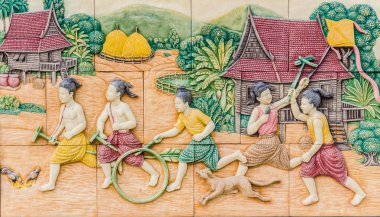 wat pho duvarda mimarisi