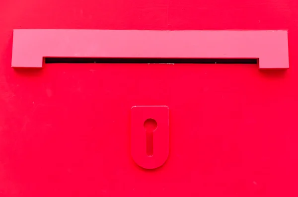 Red mailbox texture — Stock Photo, Image