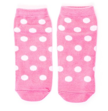 pembe polka çorap