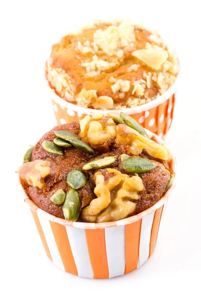 Pumpa cupcake — Stockfoto