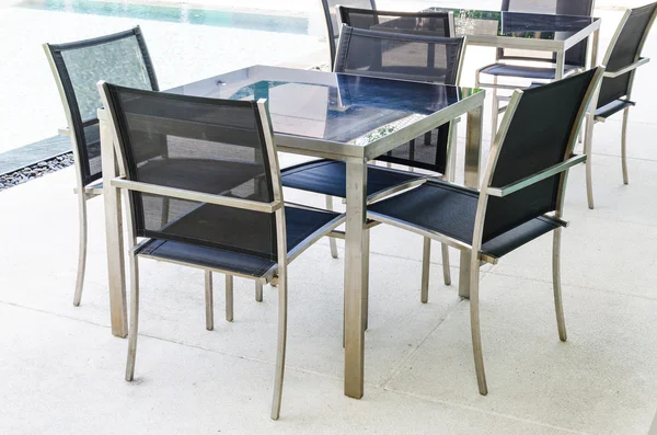 Sandalye Masa iç — Stok fotoğraf