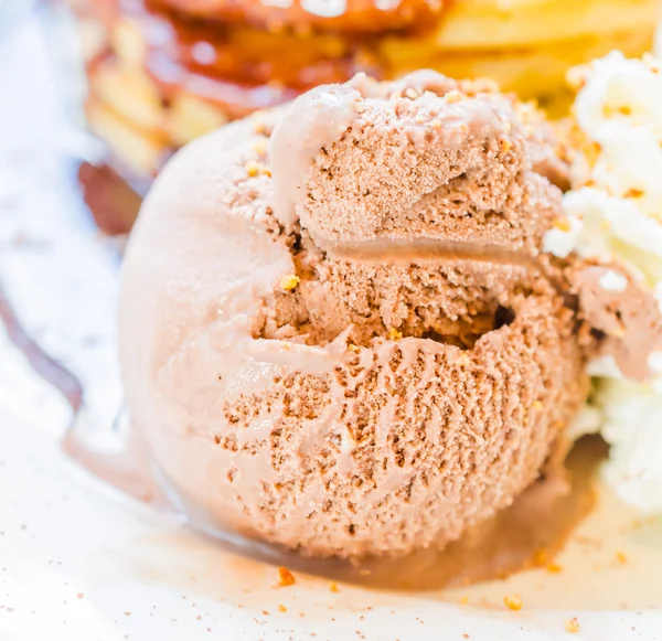 Pancake icecream — Foto Stock