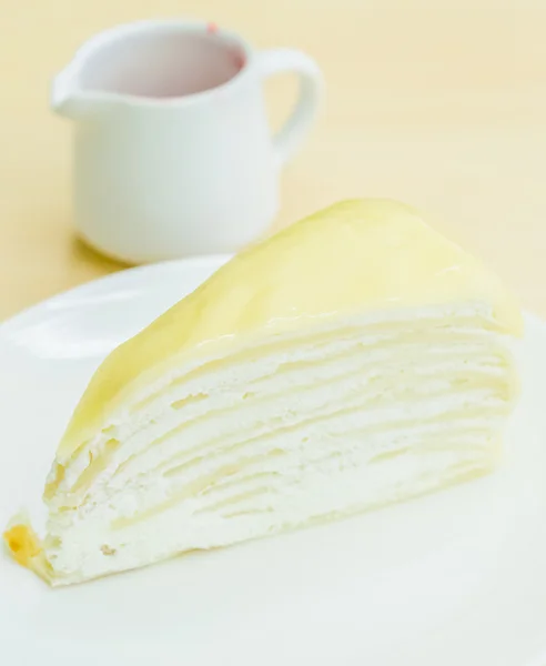 Tort naleśnikowy truskawka — Zdjęcie stockowe