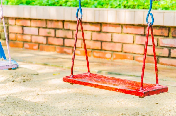 Playground swing — Stock Photo, Image