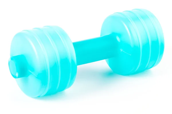 Dumbbell on white — Stock Photo, Image