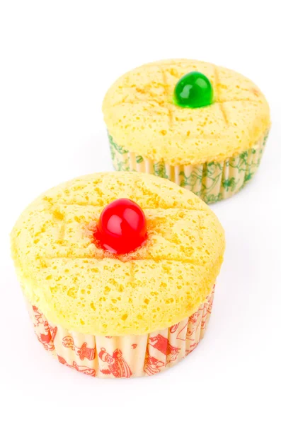 Vanilj cupcake — Stockfoto