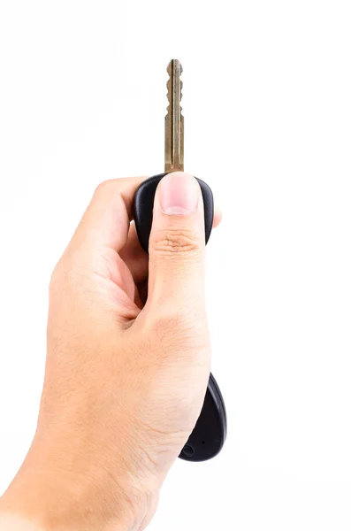 Autoschlüssel in der Hand — Stockfoto