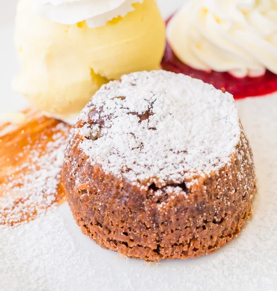 Chocolate lava — Stock Photo, Image