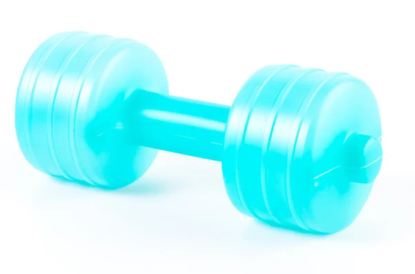 Dumbbell on white — Stock Photo, Image