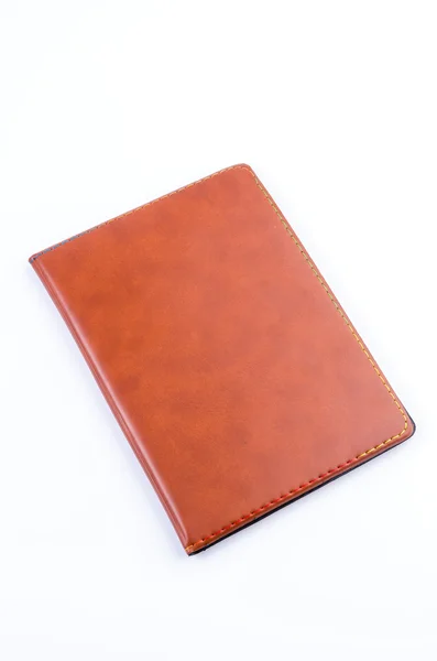 Libro note in pelle — Foto Stock