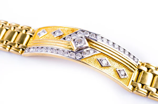 Bracciale in oro — Foto Stock