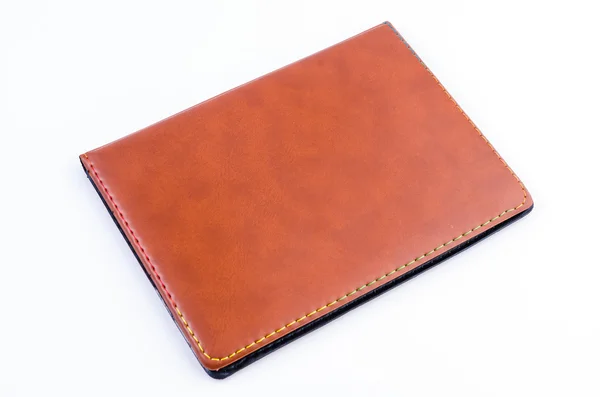 Leather note book — Stock Photo, Image