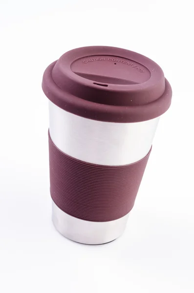 Rostfritt kaffe mugg — Stockfoto