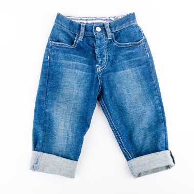 kot pantolon izole beyaz arka plan