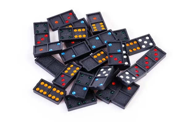 Domino on white — Stock Photo, Image