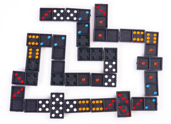 Domino en blanco —  Fotos de Stock