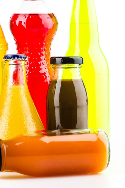 Soft bottle drink isolated white background — Stock Photo, Image