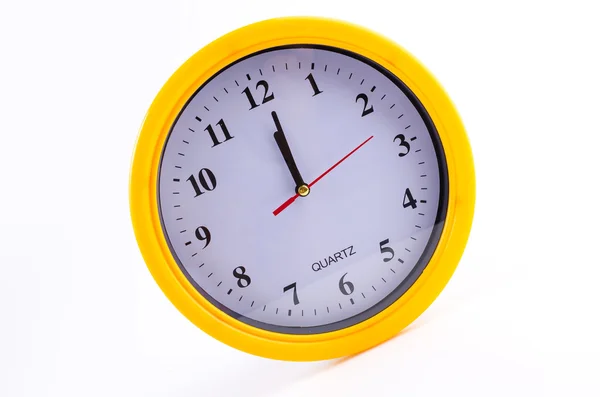 Allarme orologio giallo — Foto Stock