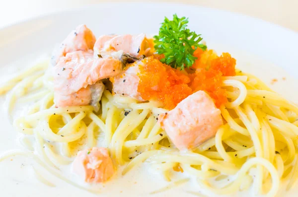 Pasta di salmone — Foto Stock