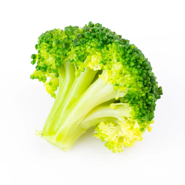 Broccoli su bianco — Foto Stock