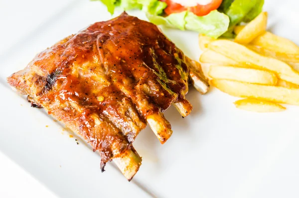 Grilled ribs meat steak — Stock Photo, Image