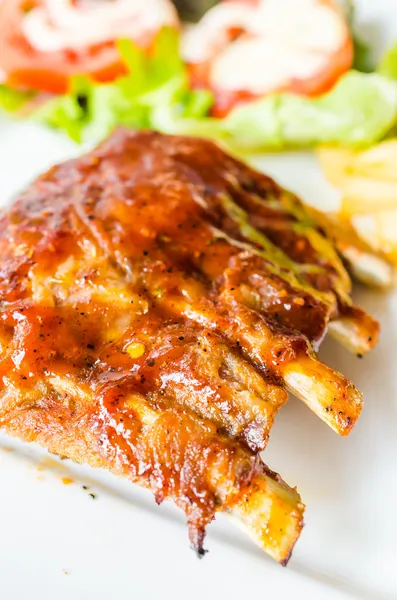 Grilled ribs meat steak — Stock Photo, Image
