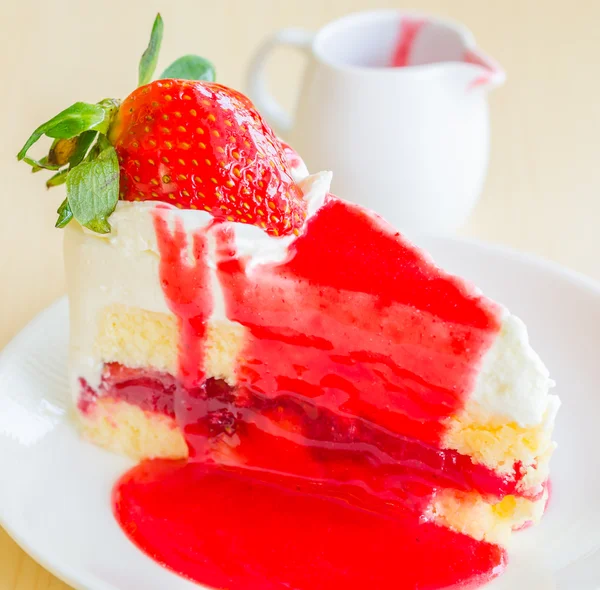 Cake strawberry — Stock Photo, Image