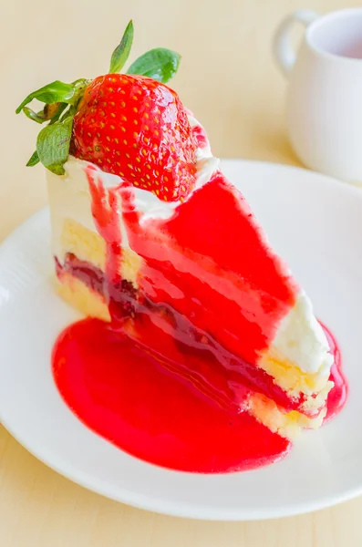 Gâteau fraise — Photo