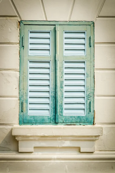 Holzfenster — Stockfoto