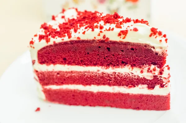 Kadife kırmızı kek — Stok fotoğraf