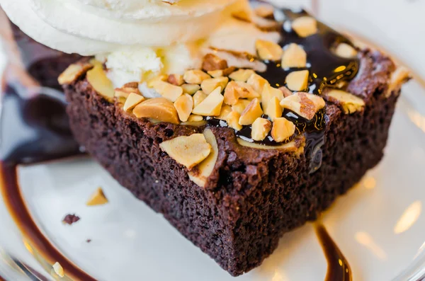 Brownie de chocolate — Foto de Stock