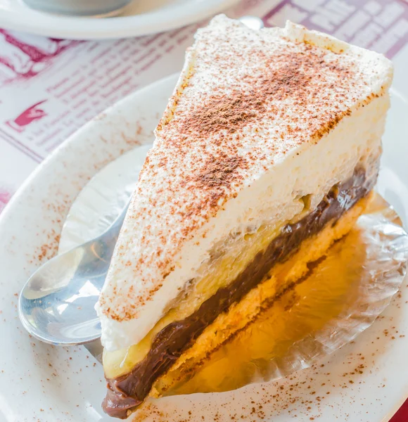 Banoffee cake — Stock Photo, Image