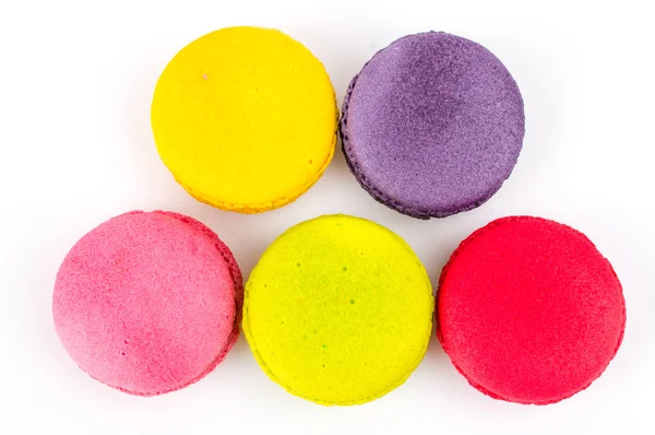 Renkli acıbadem kurabiyesi — Stok fotoğraf