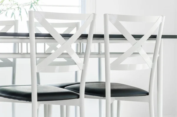 Tisch Stühle — Stockfoto