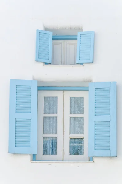 Greece window — Stock Photo, Image