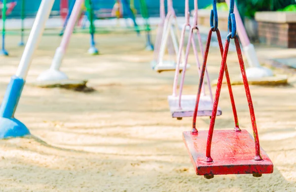 Playground swing — Stock Photo, Image