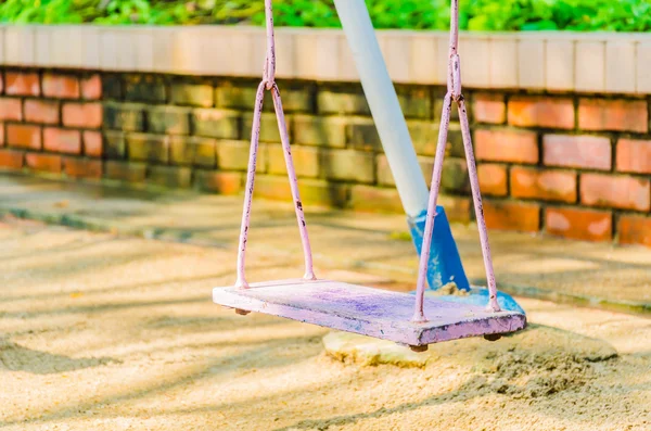 Playground swing — Stock Photo, Image